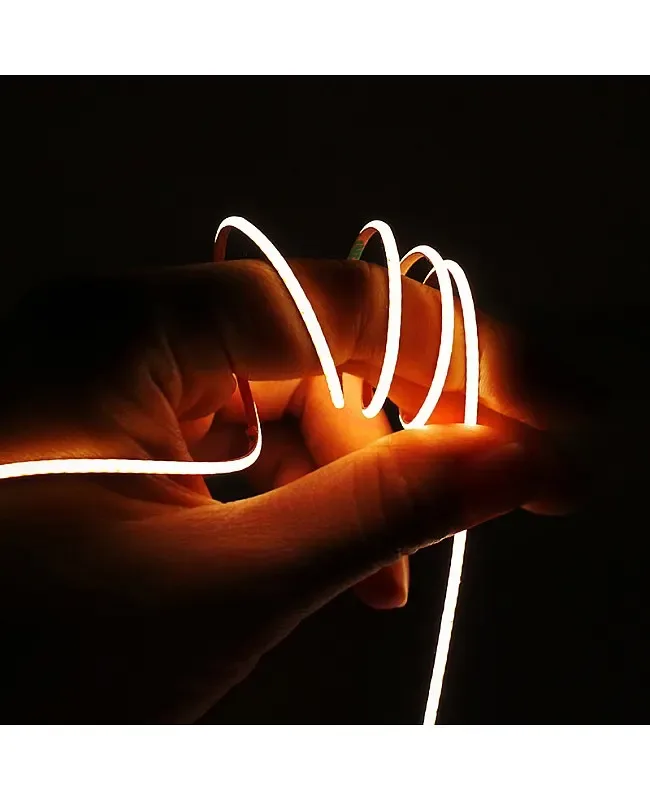 Super Slim 2MM 12V Strip LED COB Dotless detail 11