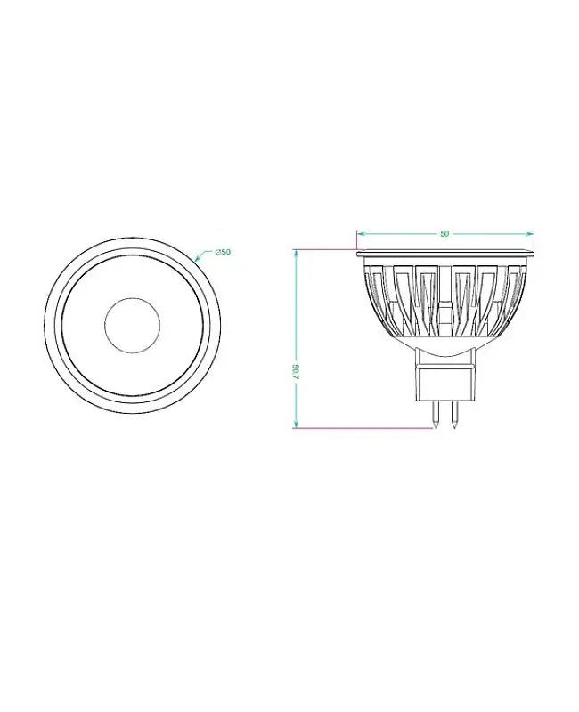 5W MR16 LED Bulbs detail 05