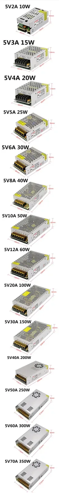 5 Volt DC Switch LED Driver With Metal Shell detail 08