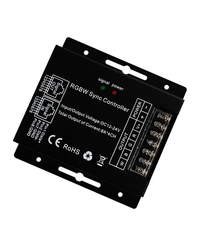 768W RGBW LED Remote Controller With Wall Panel RF Touch Control detail 04