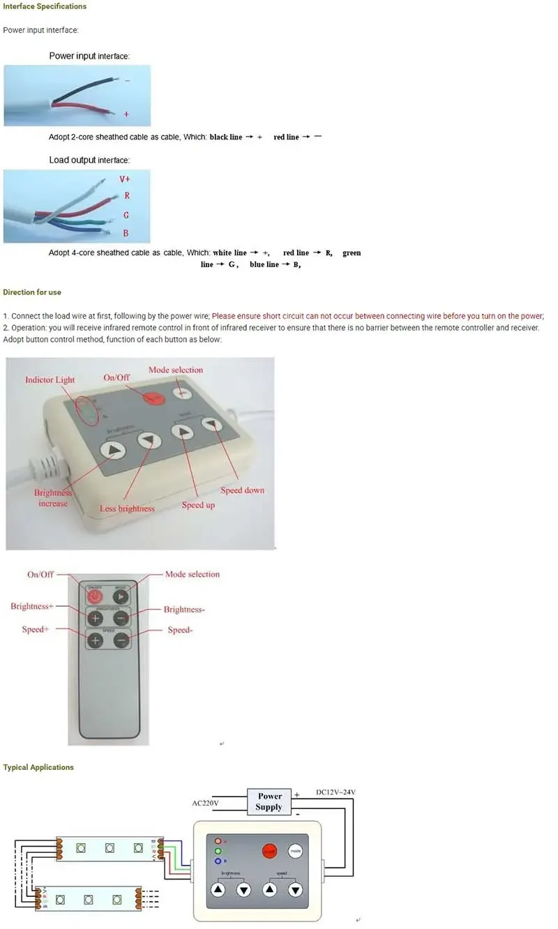 IR Waterproof LED Controller detail 03