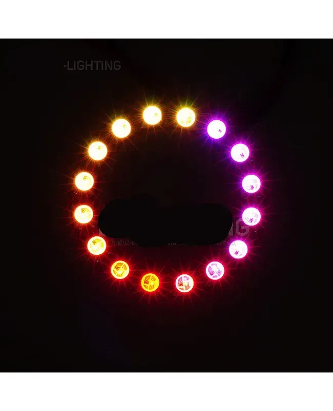 DC5V Individually Addressable WS2812B Pixel LED Ring Panel detail 07
