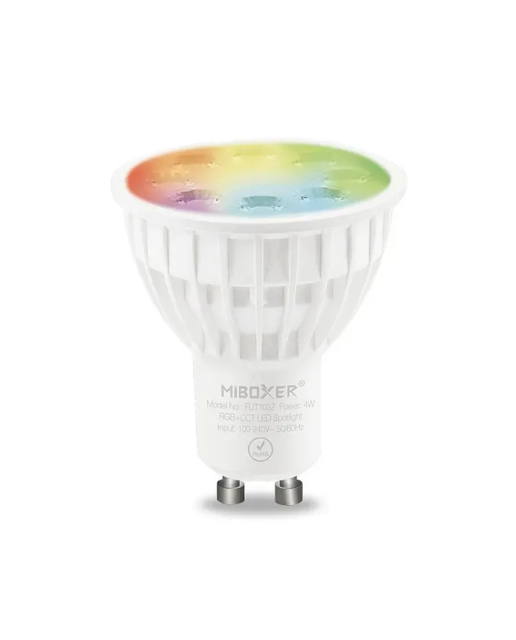 4 W RGBWW GU10 Zigbee bulb