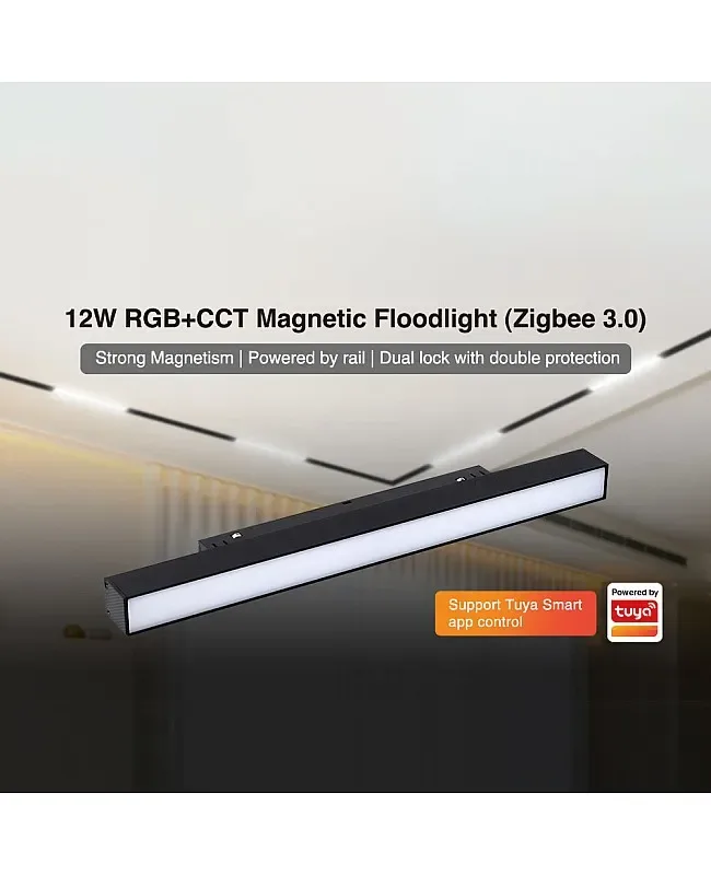 48V 12W Zigbee 3.0 RGB CCT Magnetic Floodlight detail 04