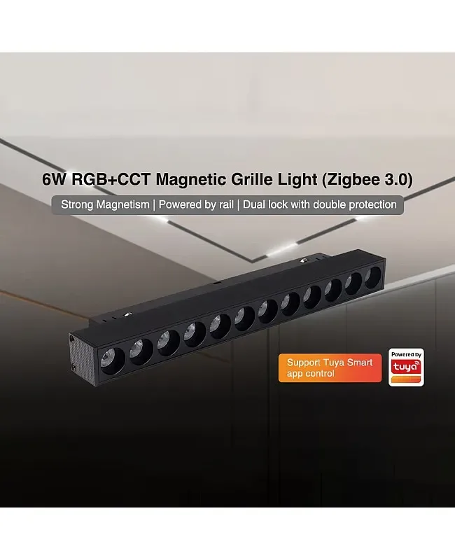 6W/12W RGB+CCT Zigbee 3.0 Magnetic Grille Light detail 04