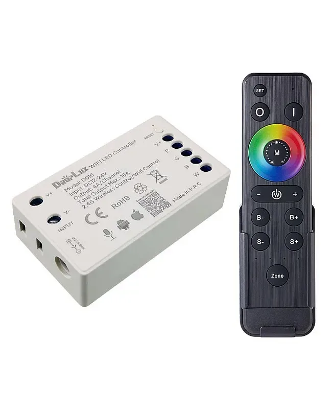 384W RGBW LED Strip WIFI Controller With 2.4G Remote Control detail 02