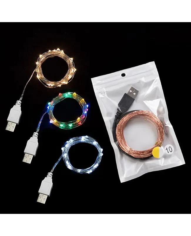 USB Copper Wire Fairy Lights detail 02
