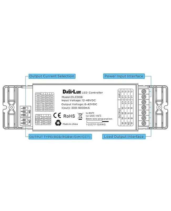 4 In 1 48V Constant Current RF LED Controller detail 05