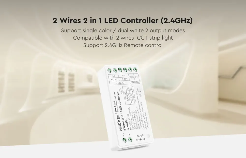RF LED Strip Light Dimmer For Dual White Lights detail 05