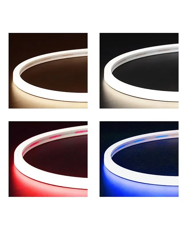 12*12MM Dot Free Top Bend DC24V Waterproof Silicone LED Neon Tapes 16.4FT detail 09