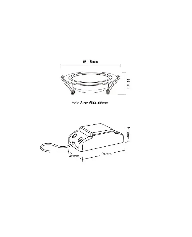 RGB CCT 6W Zigbee Down Lights LED detail 06