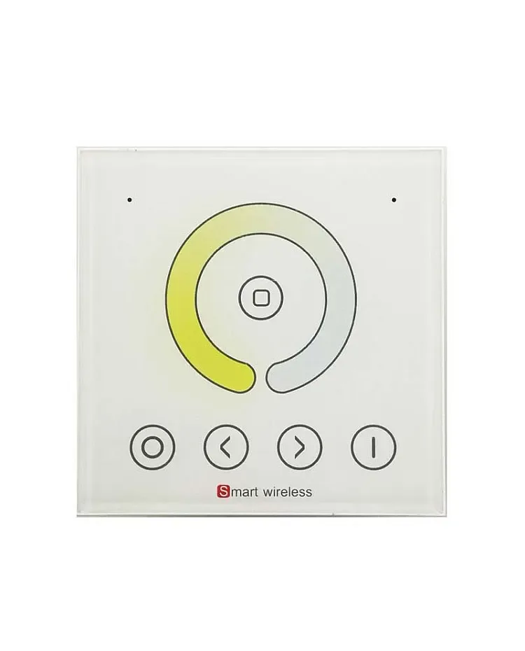 4G Europe Standard 86 Dual White CCT Wall Panel LED Remote / product image