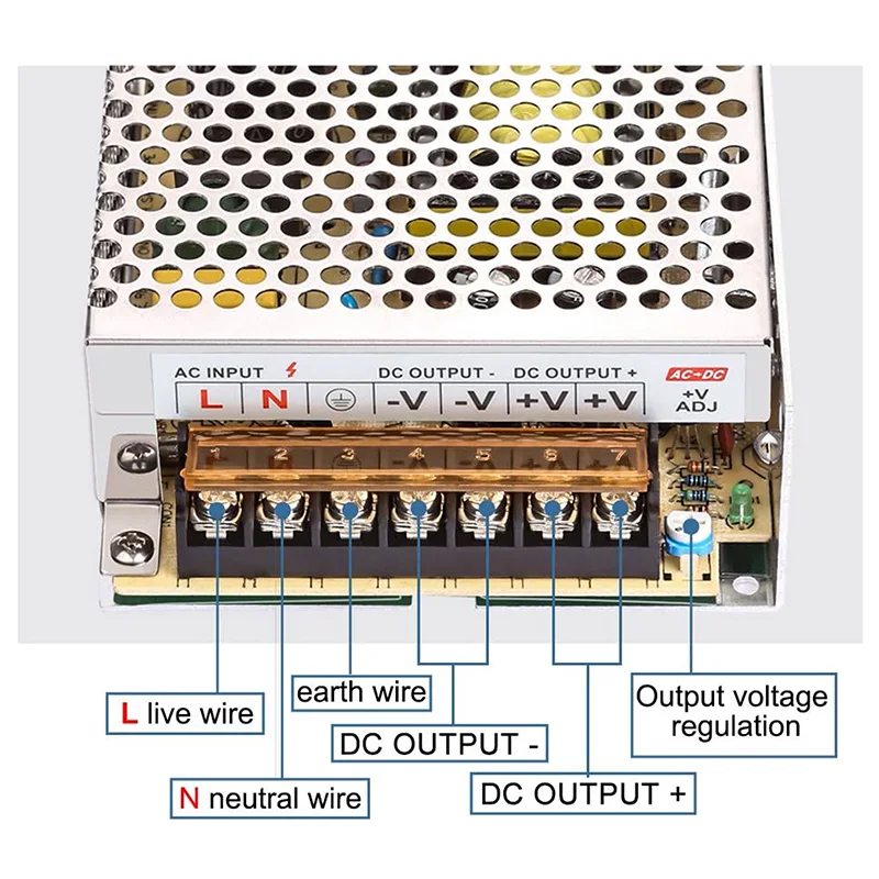 Referenz-Netzteil für ein Niedervolt-LED-System