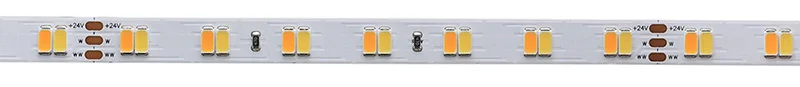 Reference three-pin connector interface for a tunable-white LED strip
